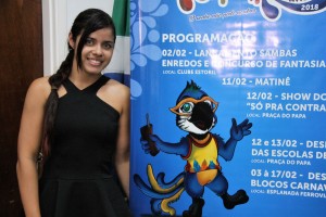 Vencedora do concurso do Mascote do Carnaval