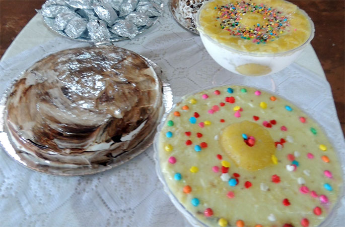 Após a realização do curso de bolos anunciado, a entidade elabora outras atividades na área da culinária e artesanato