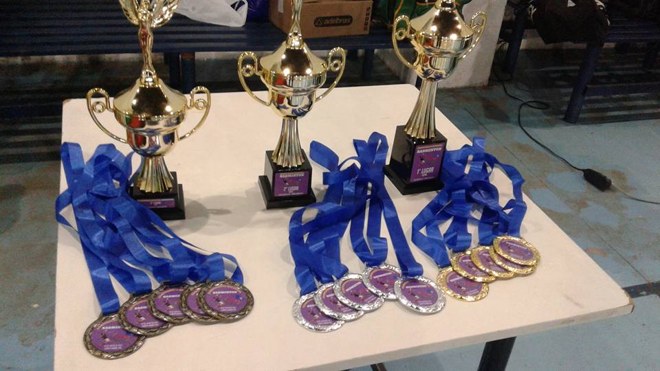 Premiação que foi entregue aos vencedores do 1º Circuito Escolar da referida modalidade que a cada dia tem evoluída na Capital (Foto: Face Book)