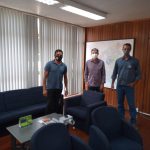 Júlio do Campo Nobre sai satisfeito da reunião realizada na Sisep, onde foi recebido pelo titular Rudi Fiorese e o superintendente Mehdi Talayeh